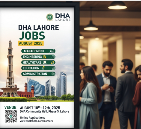 dha Lahore jobs august 2025