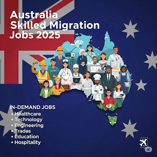 Australia skilled migration jobs 2025