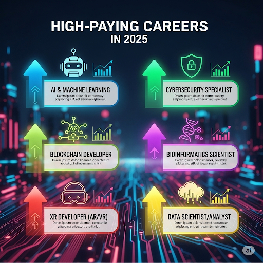 High paying careers in 2025