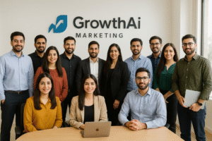 GrowthAi Marketing office team in Pakistan