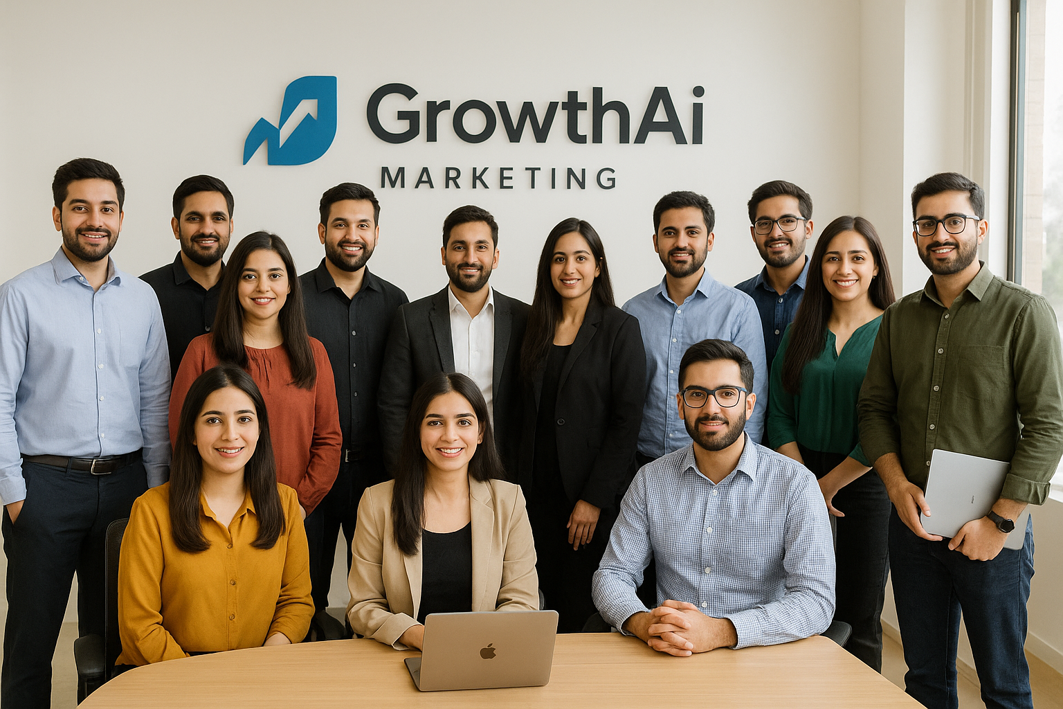 GrowthAi Marketing office team in Pakistan