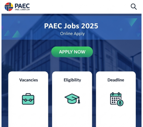 PAEC Jobs 2025 Online Apply