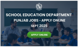 School Education Department Punjab Jobs