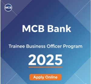 MCB Bank Trainee Business Officer Program 2025