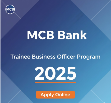 MCB Bank Trainee Business Officer Program 2025
