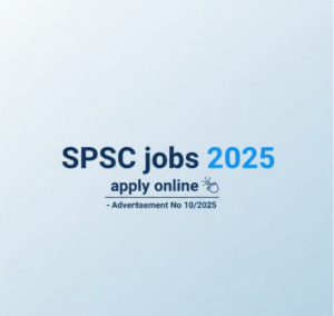 SPSC jobs 2025 apply online