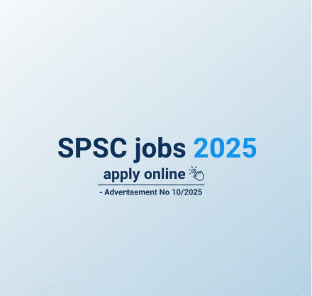 SPSC jobs 2025 apply online